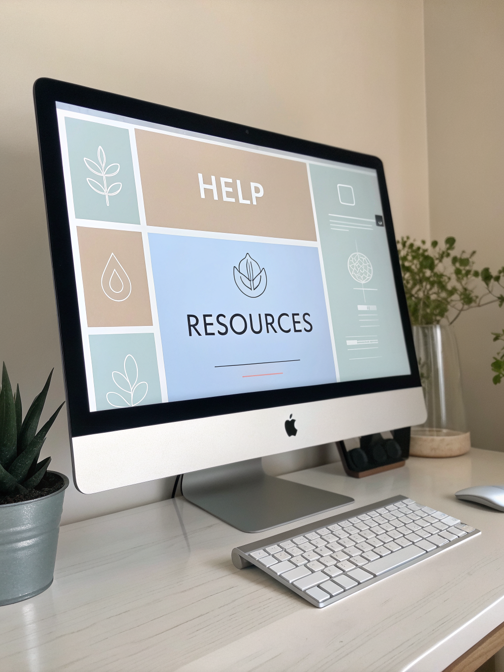 Digital interface showing help center documentation